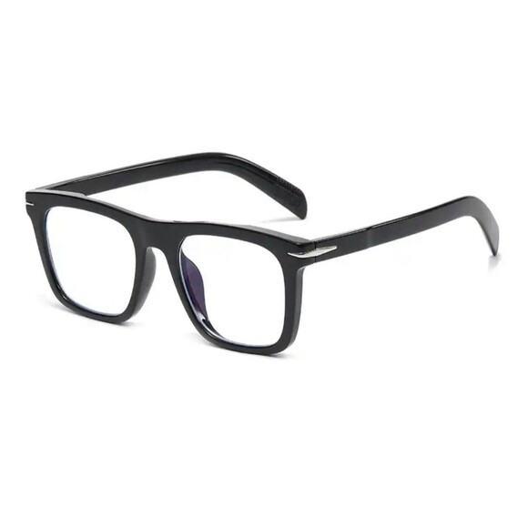 Square Men Anti Blue Rays Glasses 2024 Women Blue Light Blocking Glasses Clear C - Picture 3 of 7